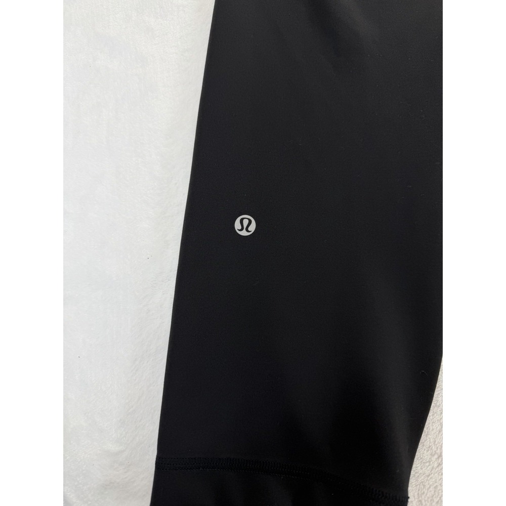 Lululemon Wunder Train High Rise Tights 24" Black Women's 12 Crop Contour - Picture 2 of 8